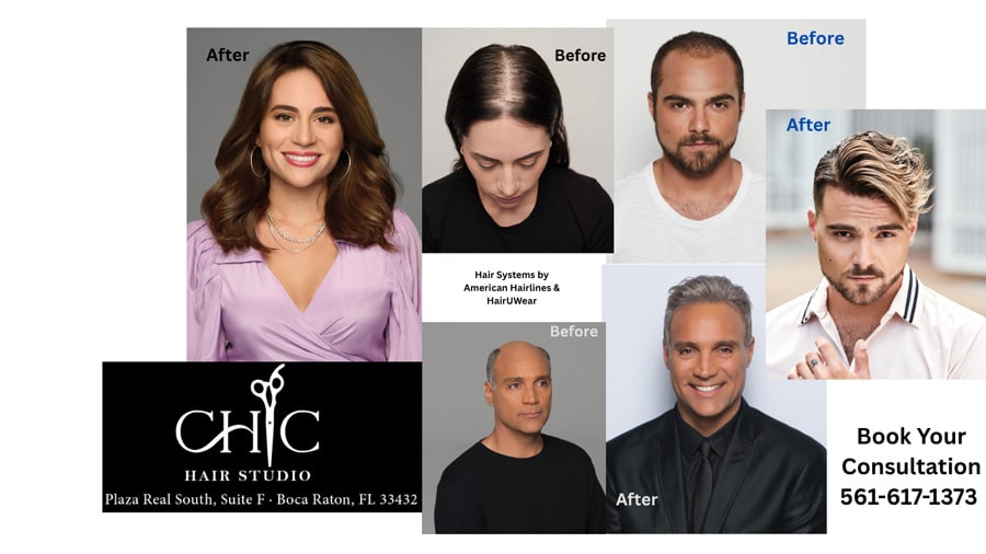 CHIC Hair Studio Boca Raton Semi-Permanent Hair Loss Solutions for Women and Men